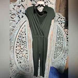Olive Green Women's Jumpsuit